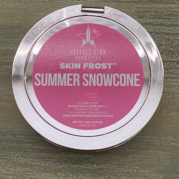 Jeffrey Star Summer Snowcone Skin Frost - Picture 5 of 5